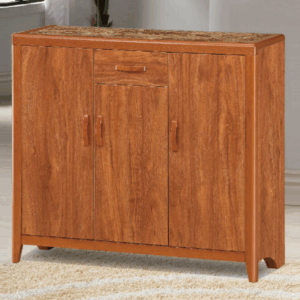 G651-3 S18實木三門鞋櫃 ⊙隔板3大3小、