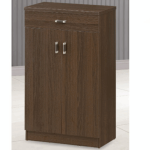 G652-3 649B胡桃耐磨兩門鞋櫃