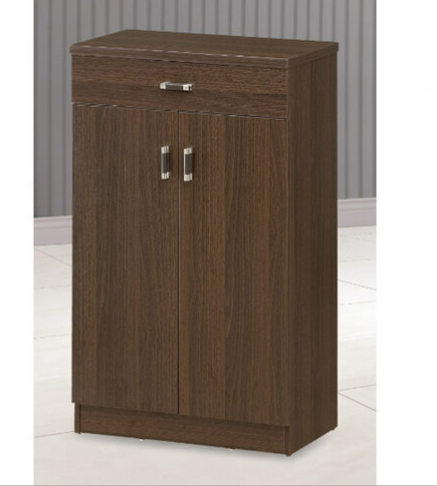 G652-3 649B胡桃耐磨兩門鞋櫃