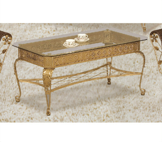 G623-7 655籐大茶几桌面含玻璃8mm、