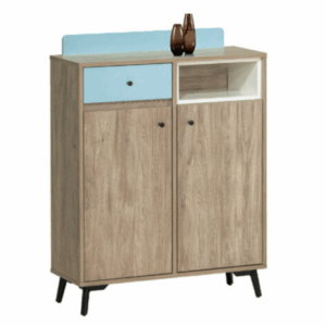 G649-5 XG13-800拉米灰橡雙門鞋櫃 ⊙隔板4小、