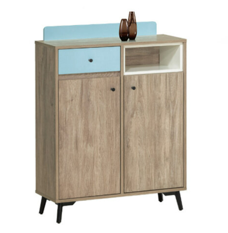 G649-5 XG13-800拉米灰橡雙門鞋櫃 ⊙隔板4小、