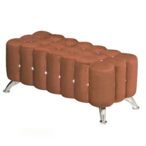 H432-4 006波浪水鑽長椅 金