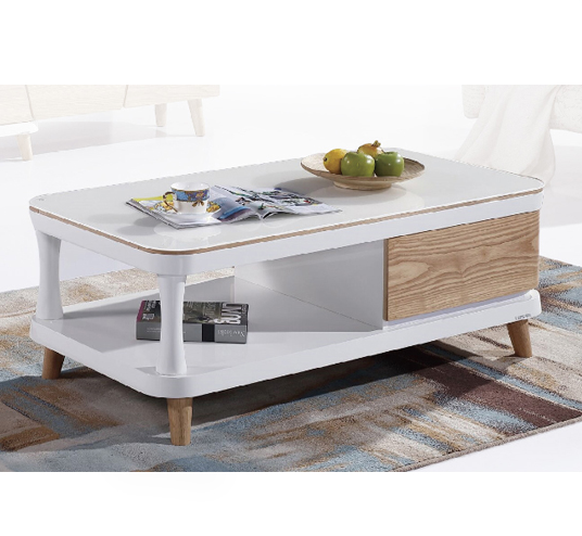 H452-1 2C78-1a美樂大几 ☉雙抽屜、 5mm強化玻璃、