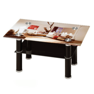 H457-1 B-1小沙發大几10mm膠合玻璃、