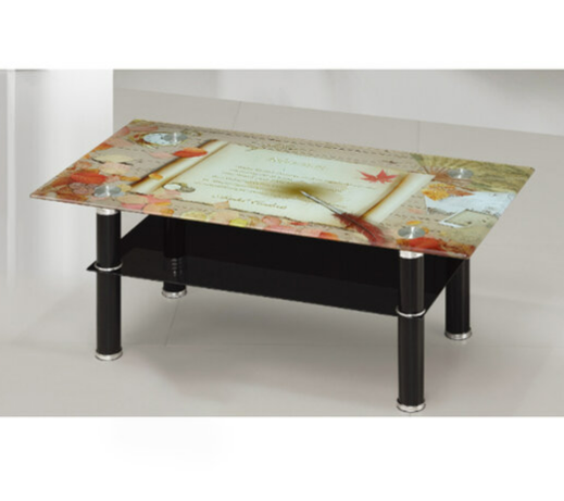 H458-1 B-1書信大茶几 10mm膠合玻璃、