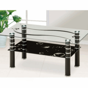 H459-1 C16大茶几 上8mm下4mm強化玻璃