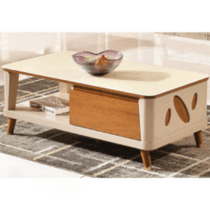 H447-4 賓致M-1100大茶几 ⊙雙抽屜、 5mm玻璃、