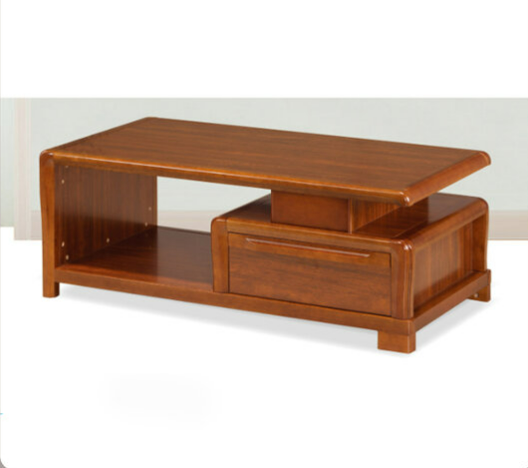H449-3 H1302大茶几⊙雙抽屜、 半實木、