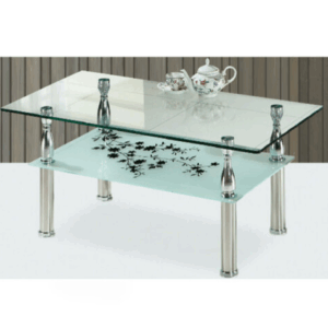 H459-2 C-03大茶几 上10mm下6mm強化玻璃