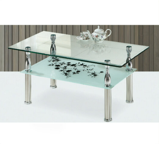 H459-2 C-03大茶几 上10mm下6mm強化玻璃