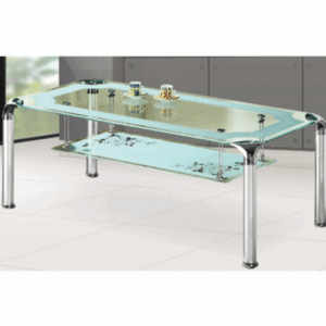 H460-2 A-036白玻大茶几 10mm強化玻璃