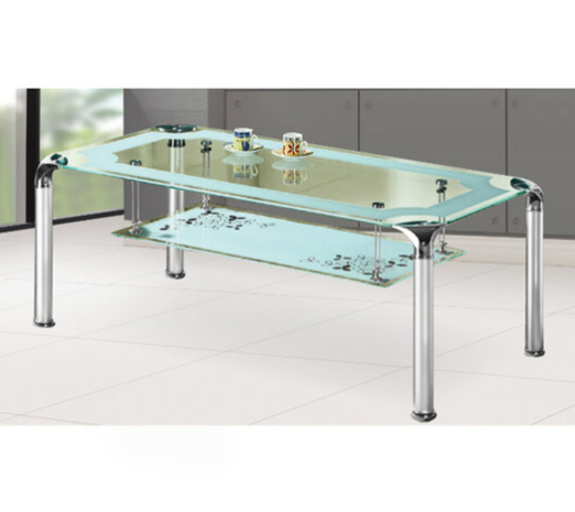 H460-2 A-036白玻大茶几 10mm強化玻璃