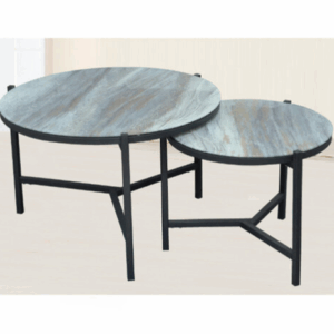 H461-2 B650大小圓几 5mm強化玻璃、