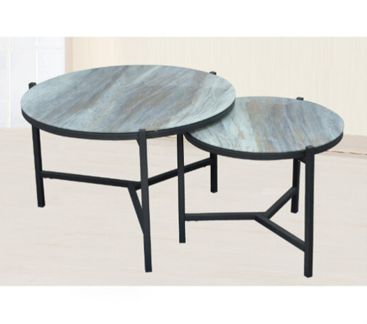 H461-2 B650大小圓几 5mm強化玻璃、