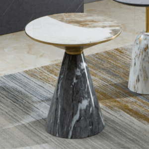 H464-1 08妮可小圓几 岩板