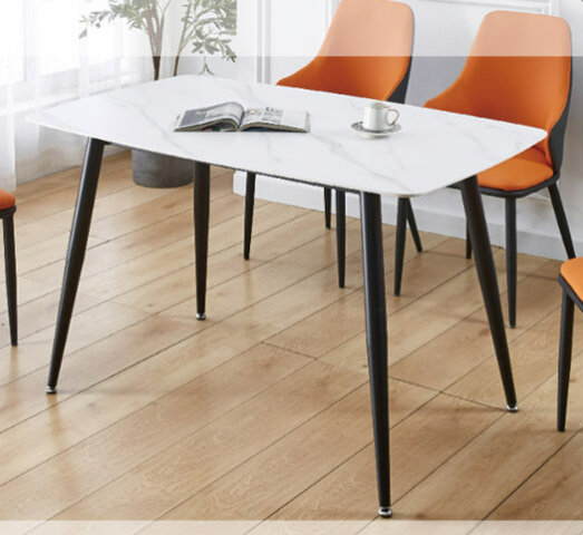 H468-1 YB-28雪山岩板餐桌 1.3米