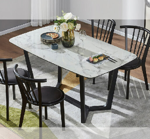 H473-1 MC016玻鋼石面餐桌