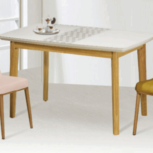 H474-1 TC-5 1.3尺實木餐桌