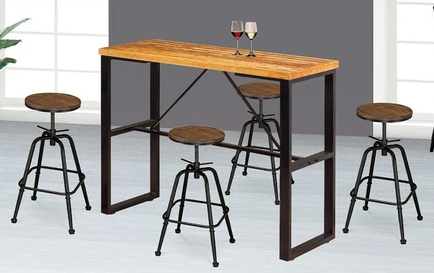 H475-1 M-05 方管吧檯桌