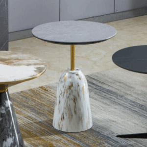 H464-2 07羅賓小圓几  岩板