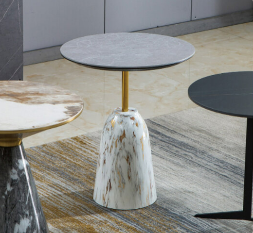 H464-2 07羅賓小圓几  岩板