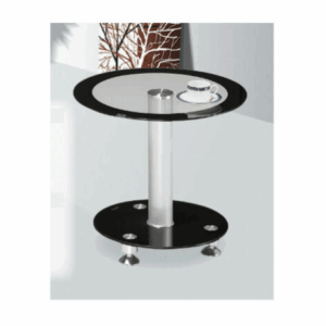 H459-5 K-50-1小圓几 上7mm強化玻璃 下8mm強化玻璃