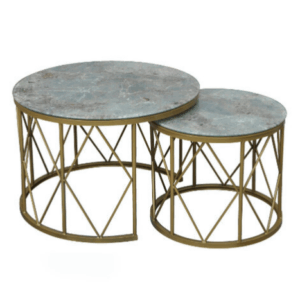 H461-4  B633-1金大小圓几