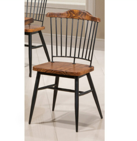 H477-2 鋼筋實木餐椅