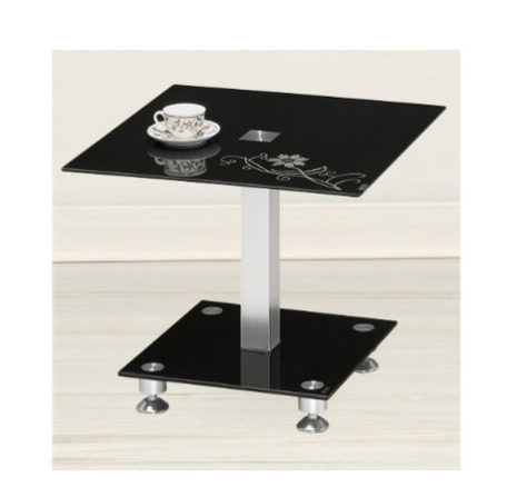 H460-6 K55-1小方几 上5mm強化玻璃 下10mm強化玻璃