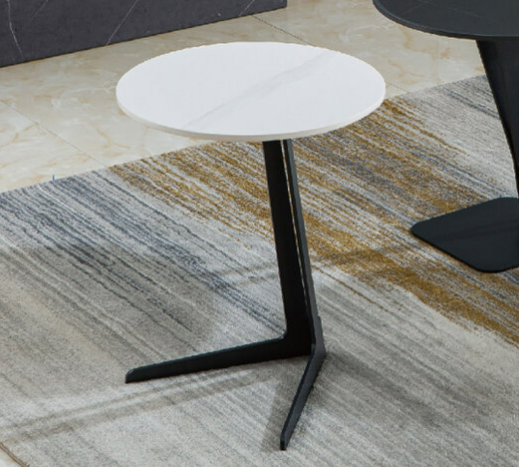 H464-4 V型小圓几  岩板