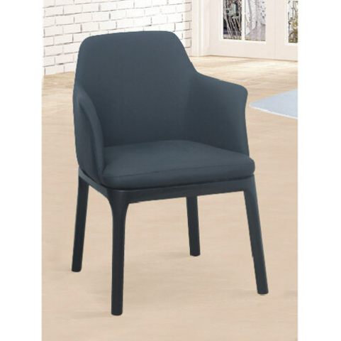 H468-4 MK-075奇爾餐椅 實木底座、