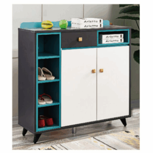 H485-3 105鐵灰鞋櫃 ⊙隔板2片