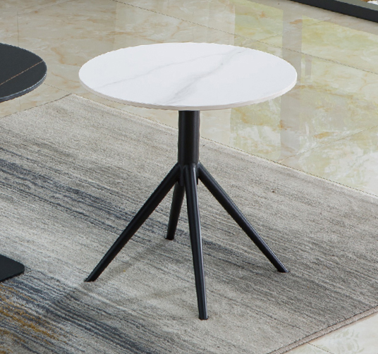 H464-6 四腳菲爾小圓几 岩板