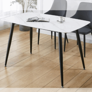 H467-6 YB-28雪山石岩板餐桌 1.2米