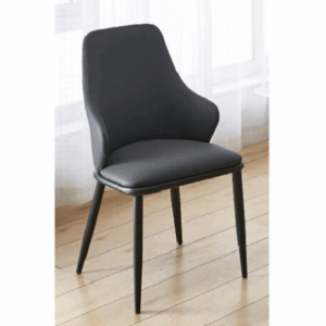 H467-7 830亞瑟餐椅  灰色 皮