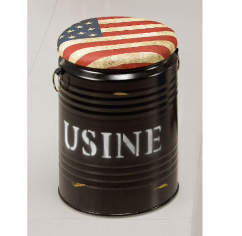 H479-7 造型油桶椅 黑