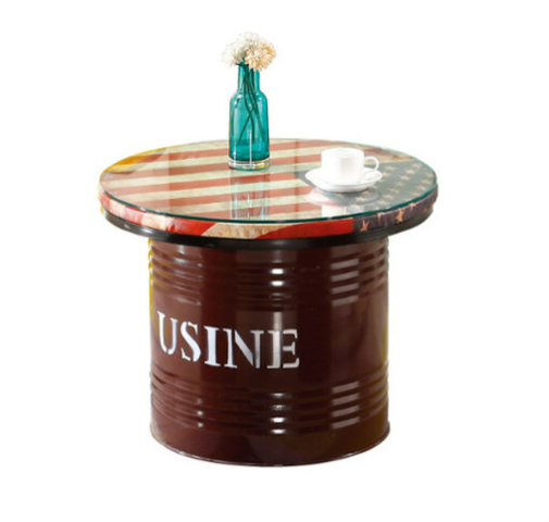 H479-9 國旗油桶休閒桌