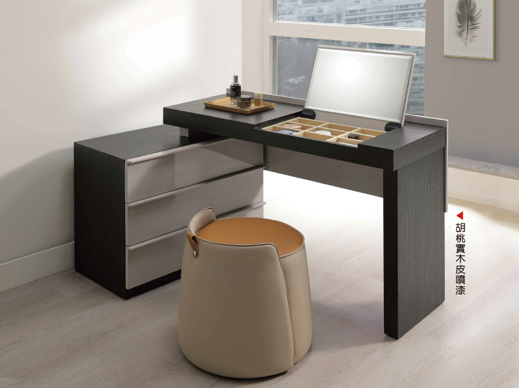 A19-03 萊斯特4尺伸縮鏡台組 右掀鏡