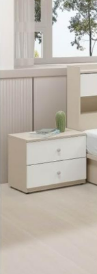 211-2 妮娜奶茶色床頭櫃 單