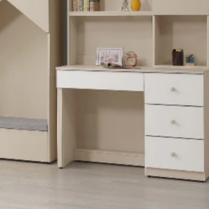 732-5 妮娜奶茶色3.5尺書桌下座