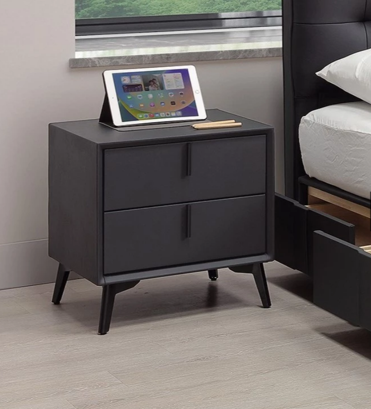 A12-10 華格夫皮革床頭櫃