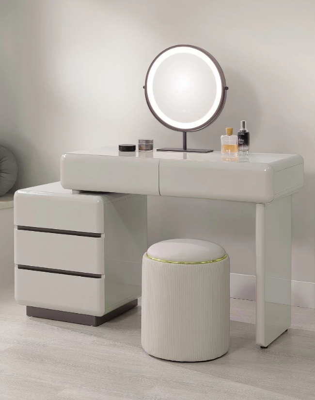 A22-04 伊芙3.3尺伸縮鏡台 含椅 左右自由擺放