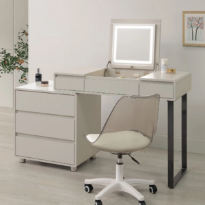 A25-01 諾瑪3.3尺伸縮鏡台 含椅 左、右自由擺放