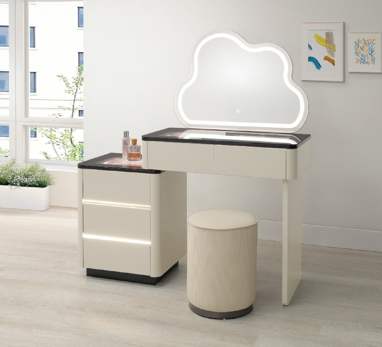 A24-04 萊娜2.7尺伸縮鏡台 含椅 左右自由擺放