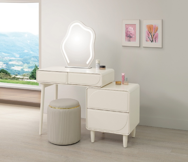 A24-06 格里爾2.7尺伸縮鏡台 含椅 左右自由擺放