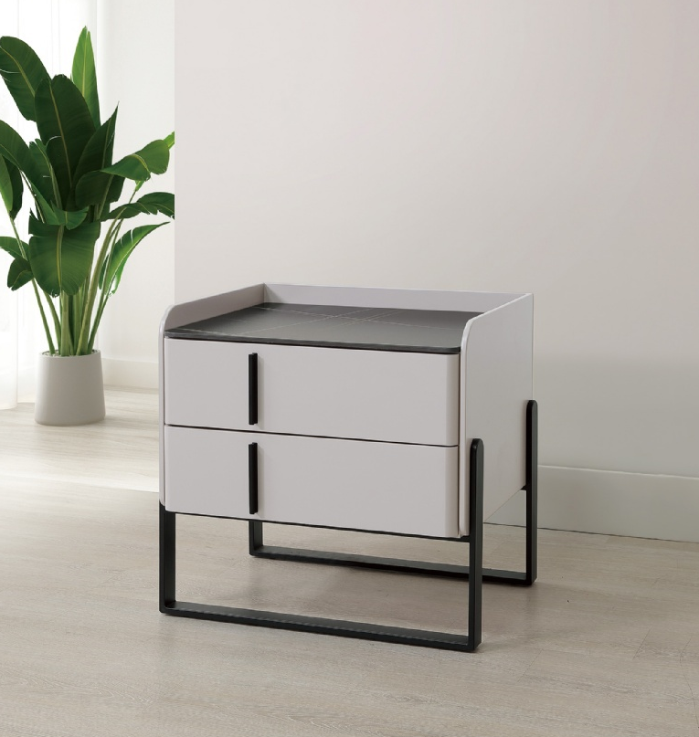 A26-12 克勞迪岩板床頭櫃