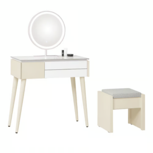 208-4 萊拉2.65尺岩板鏡台 含椅
