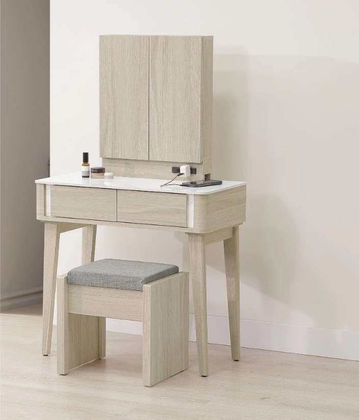 A36-02 華格納2.7尺岩板鏡台 含椅