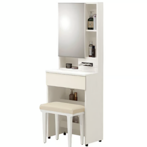 218-3 燕麥1.65尺開門鏡台 含椅 (鏡座高度81cm)